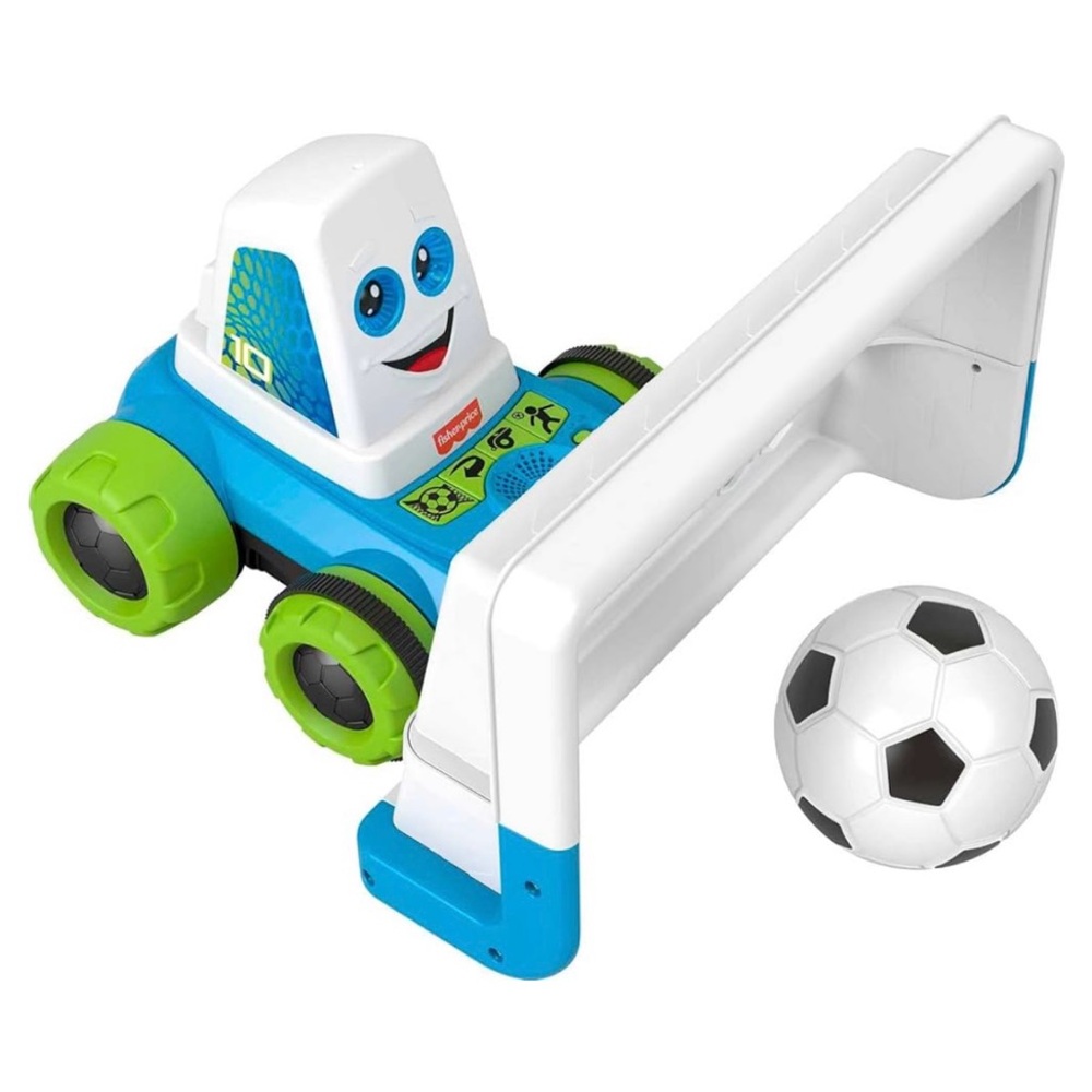 Fisher-Price Soccer Robot Toy - Blue and Green